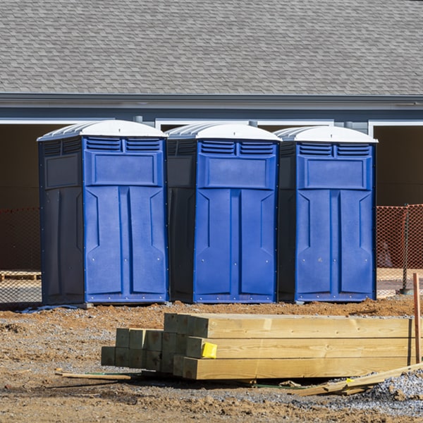 how do you dispose of waste after the portable restrooms have been emptied in Sereno del Mar CA